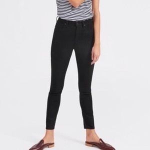 Everlane Black High Rise Skinny Jeans